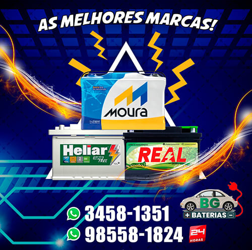 Baterias 24h no Morro Alto em Vespasiano MG
